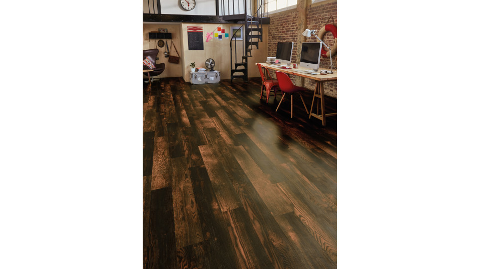 Designflooring Charred Oak Vízálló LVT - Vinyl padló