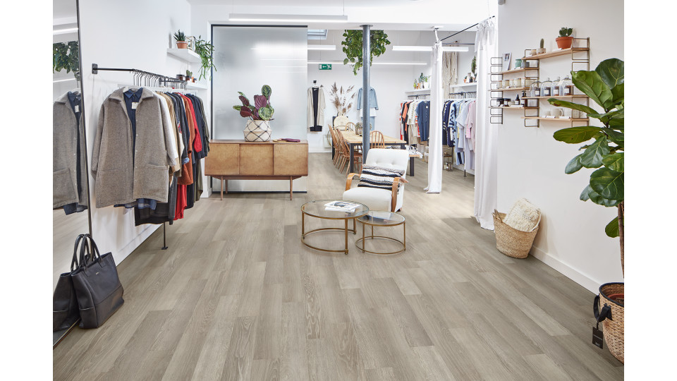 Designflooring Grey Limed Oak Vízálló LVT - Vinyl padló