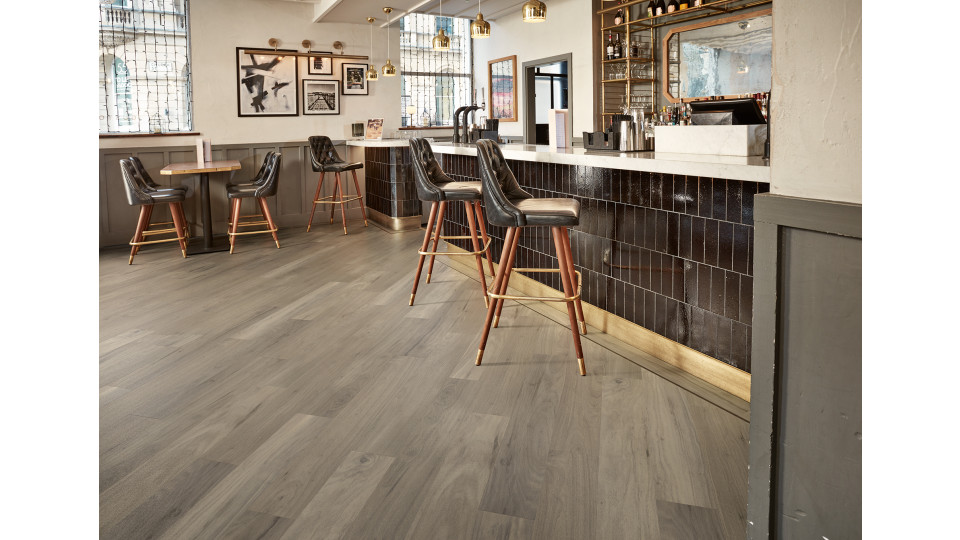 Designflooring Bleached Grey Walnut Vízálló LVT - Vinyl padló