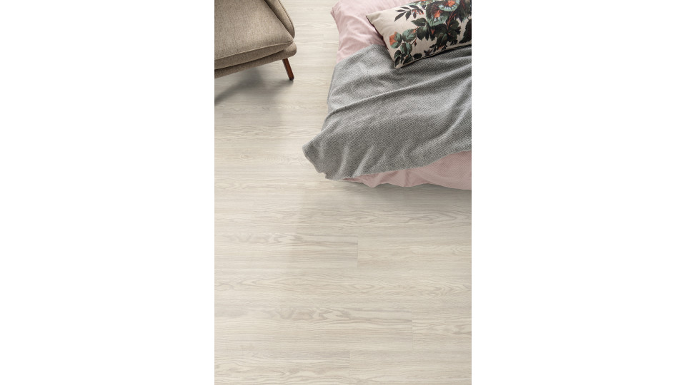 EGGER White Soria Oak Laminált Padló