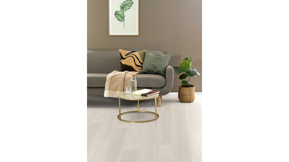 EGGER White Inverey Pine Laminált Padló