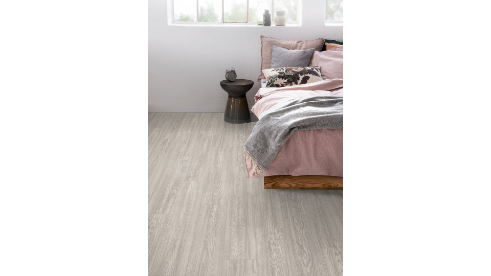 EGGER Light Grey Soria Oak Nedvességálló Laminált Padló