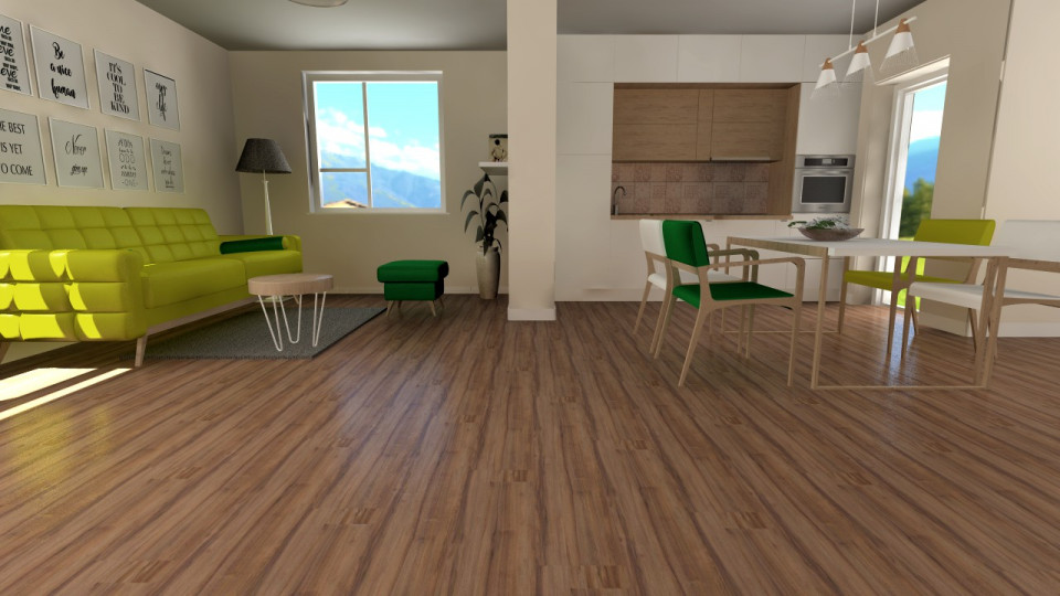 LICO Hydro Fix Walnut Vízálló Design Padló